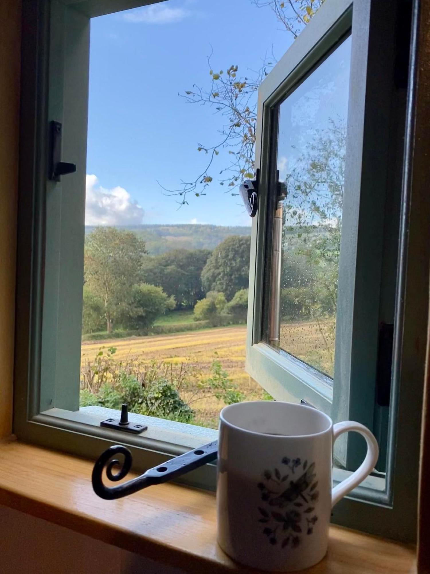 Romantic Nature Retreat, Luxury Glamping & Stargazing Views - Dragonfly Shepherd Hut Yarpole 外观 照片